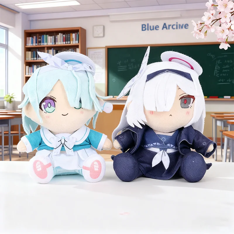 20CM الأرشيف الأزرق لطيف الساخن لعبة قطيفة على شكل شخصية كرتونية أنيمي دمية محيطية من القطن الناعم مرافقة النوم وسادة عناق هدايا للأطفال #5