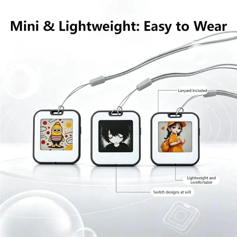 Mini Electronic E-Ink Screen Hanging Ornament