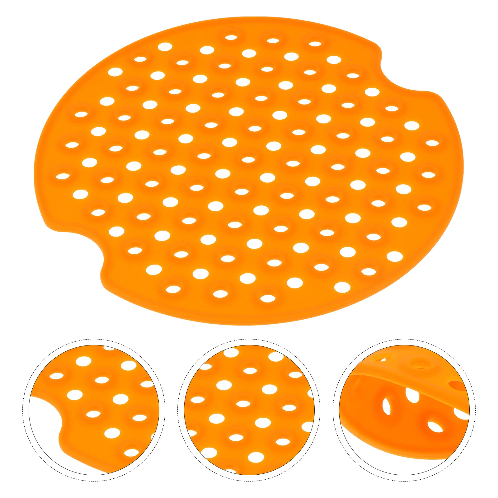 

Air Fryer Large Silicone Liner Reusable Baking Mat Steamer Plate Non Silicone Air Fryer Mat Stick Food Meat Vegetables