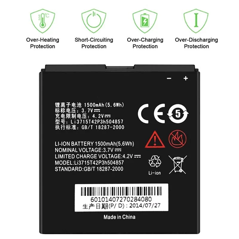 AT&T لبطارية بديلة ZTE Avail 2 Z992 Li3715T42P3h504857 #2