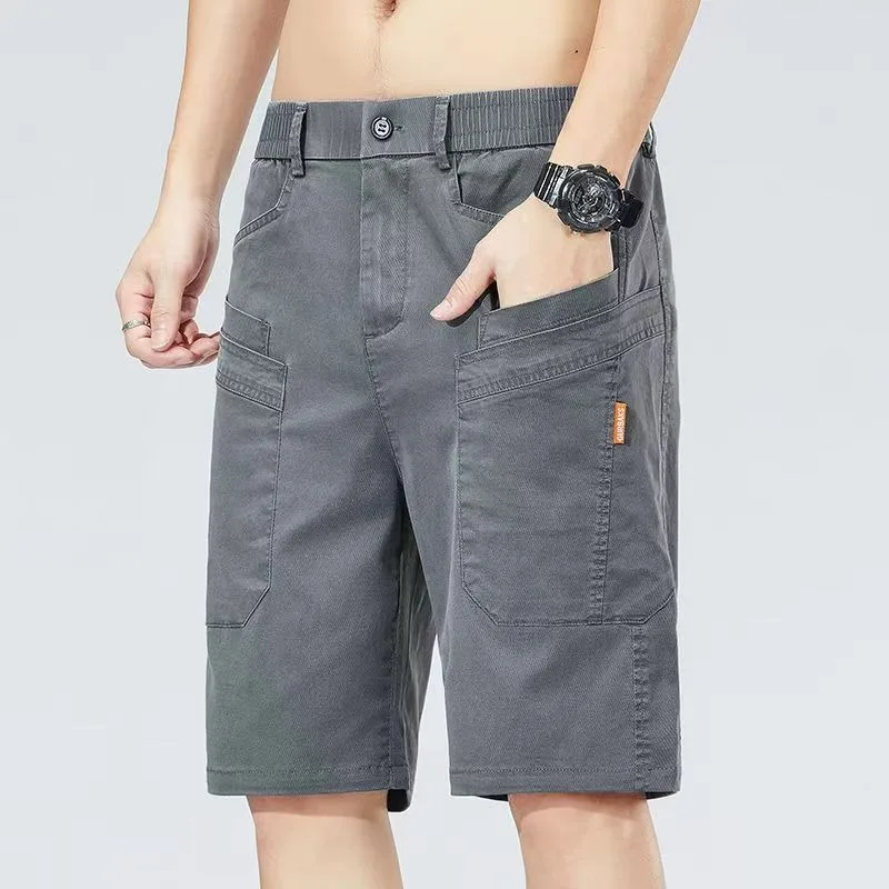 Men's Summer Ice Silk Thin Shorts Loose Casual Man Short Pants Skinny Breathable Slim Fit Youth Boy Outdoor Beach Wear Trousers