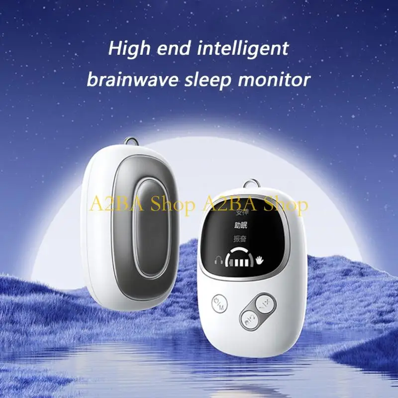 

A2BA Comfortable Ergonomic Ear Clip And Handheld Sleep Device To Track And Regulate Brainwaves For Restful