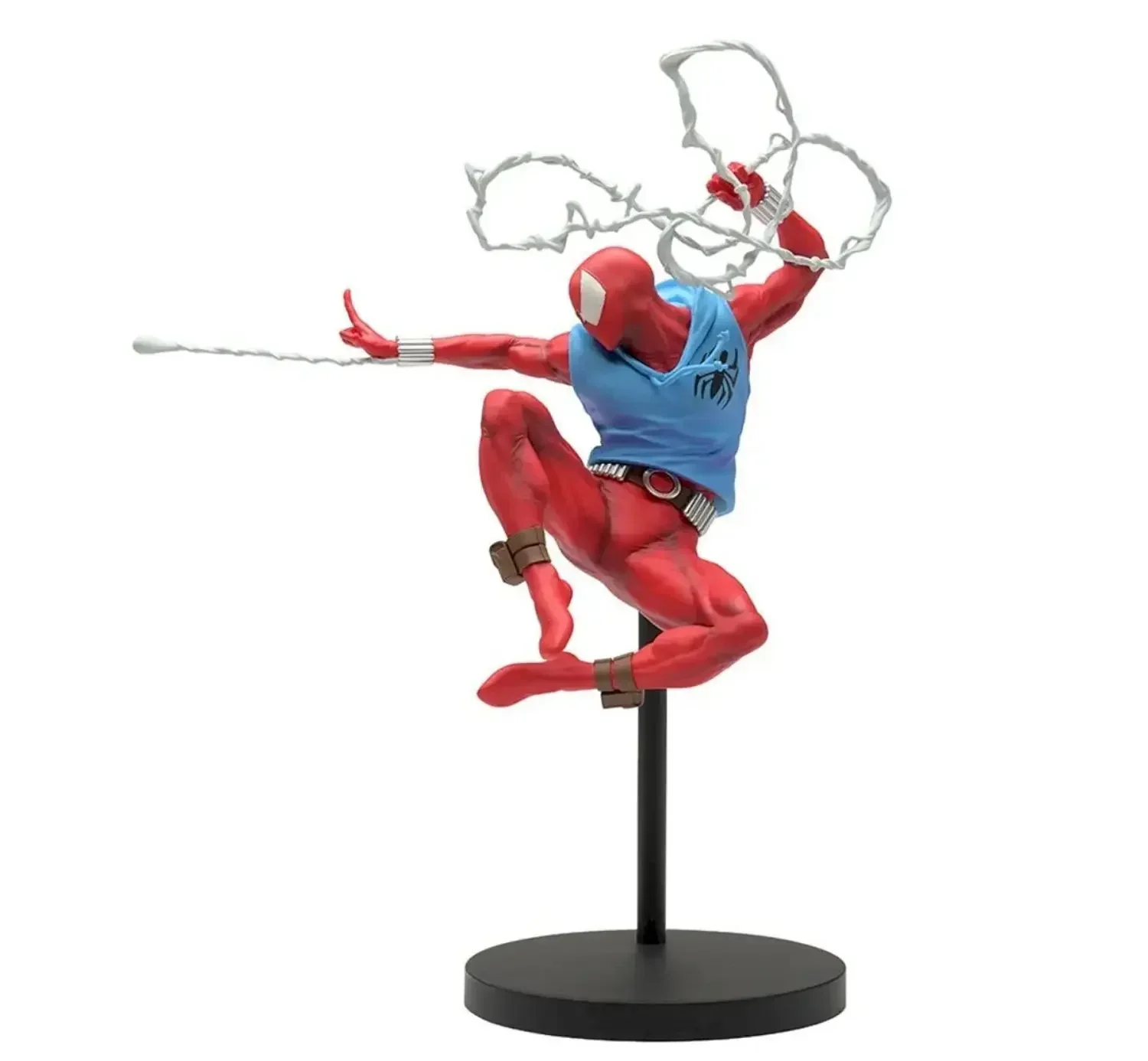 Original Marvel Series ACT/CUT Scarlet Spider Man Anime Figure Scenery  Models Ornaments Collectibles Statue Model Toys Gifts