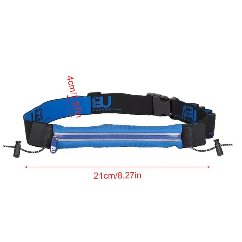 Running Waist Bag Waterproof Waist Bib Belt Bag For Running Outdoor Runners Pouch Energy Gel Loops Design Bib Holder For Men For