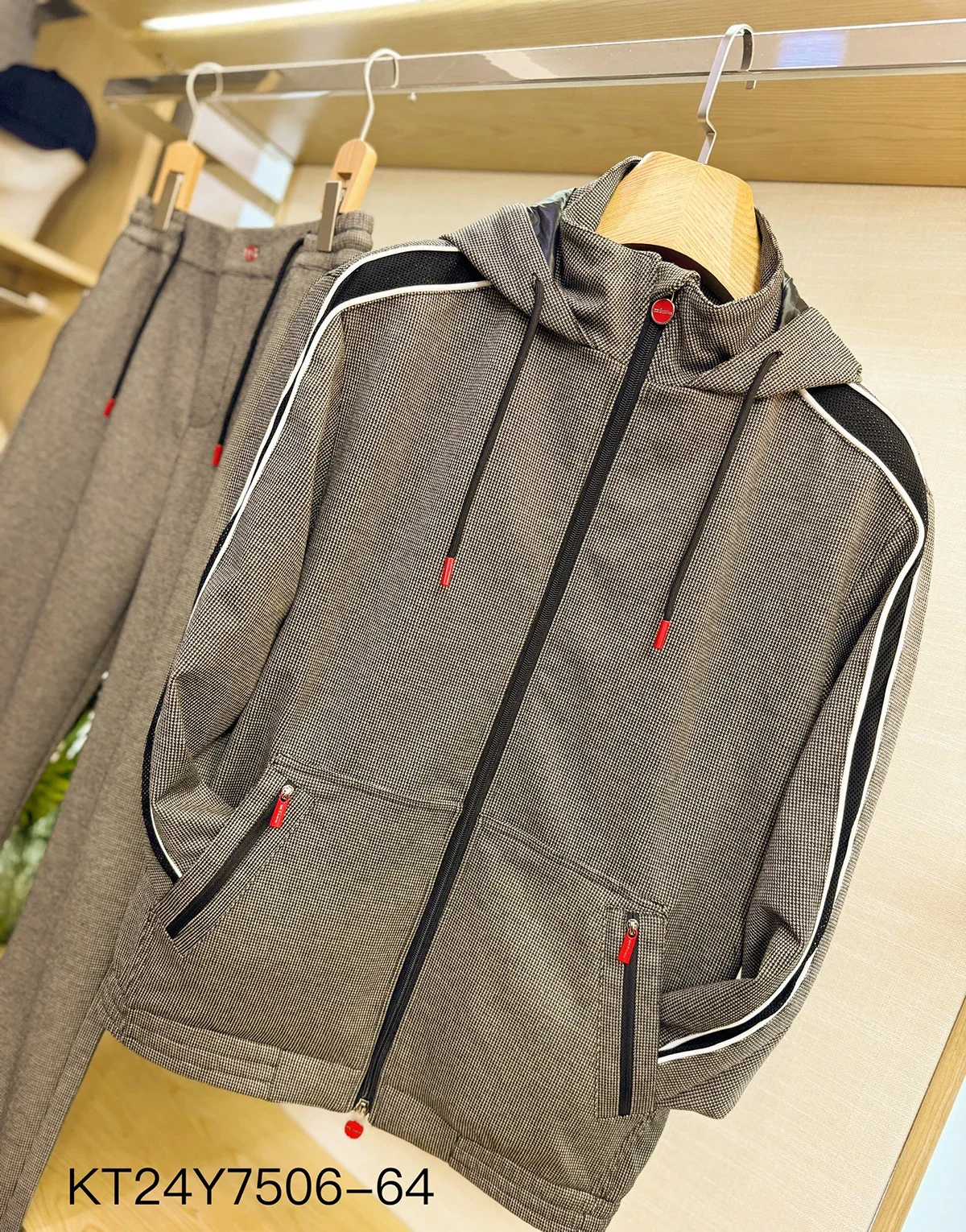 2025 DIKU Sportswear Cotton Set Men 2025 Autumn Winter New Sports Comfortable Zipper Quality Hooded Big Size M-4XL