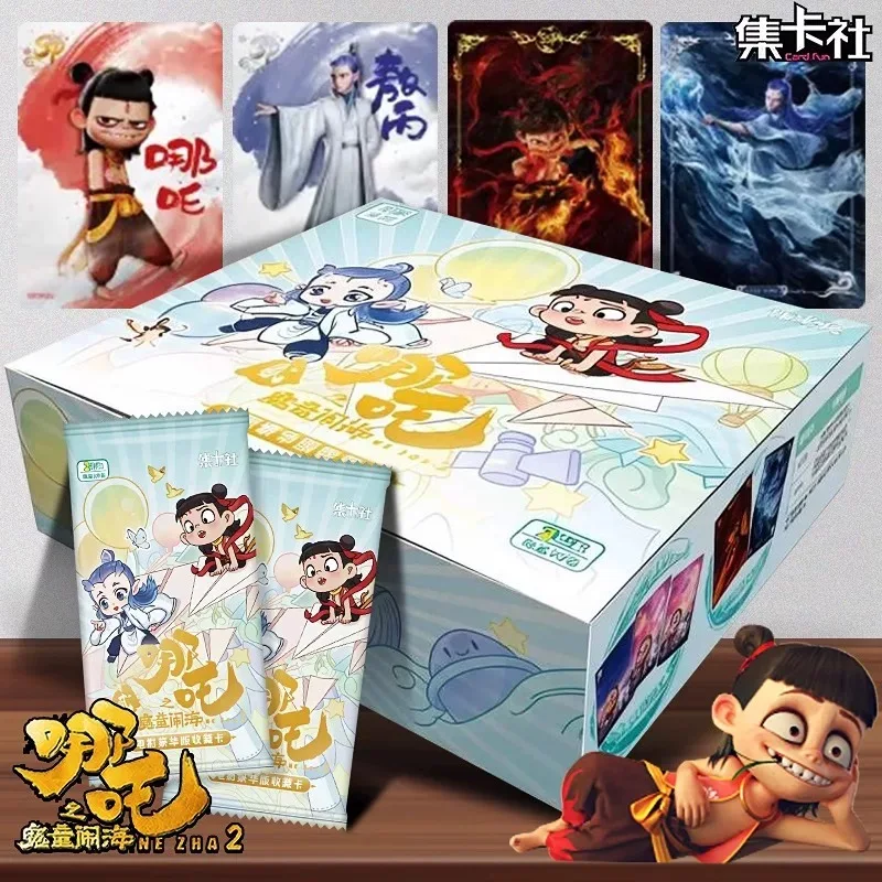 

Card Fun Ne Zha 2 Card Chinese Mythology Film Nezha'S Ao Bing Collector'S Edition Package Anime Movie Collection Card Gift Toys