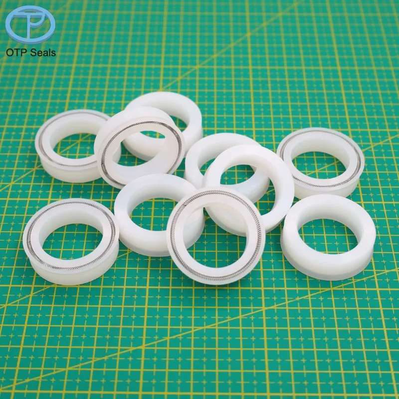 UHMWPE Seal Spring Energized Seal Custom Seals Three-lip ultra High Molecular Weight Polyethylene X-Spring Sealing Solutions OEM