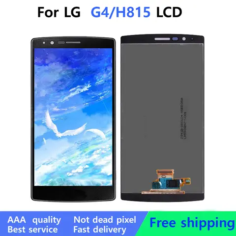 Coreprime 100% Test Well For LG G4 H810 H811 H815 VS986 LCD Display + Touch Screen Digitizer Glass Assembly For LG G4 LCD Screen