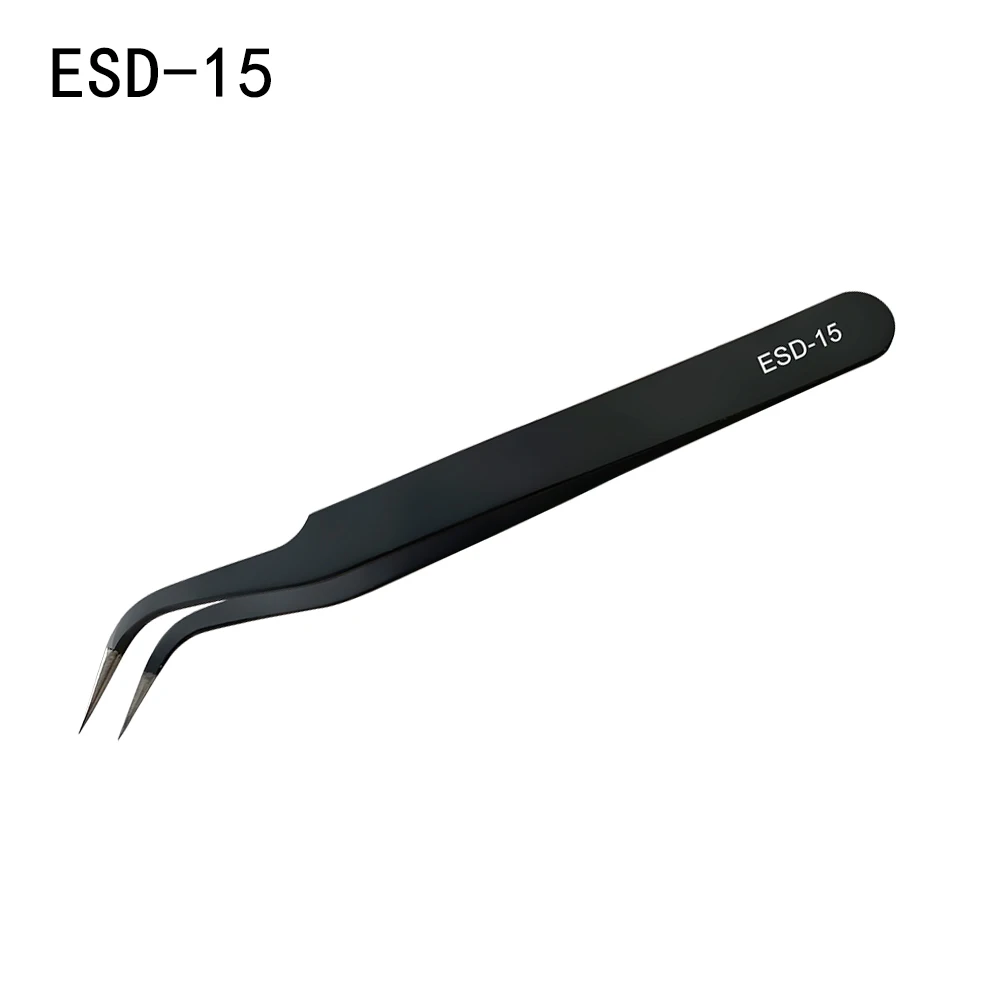 60 W temperaturregulierendes Lötkolben-Set, Heimreparatur-DIY-Werkzeug 200–450 °C mit Pinzette, Eisenspitze/15 in 1 Lötkolben-Set – Detail 6