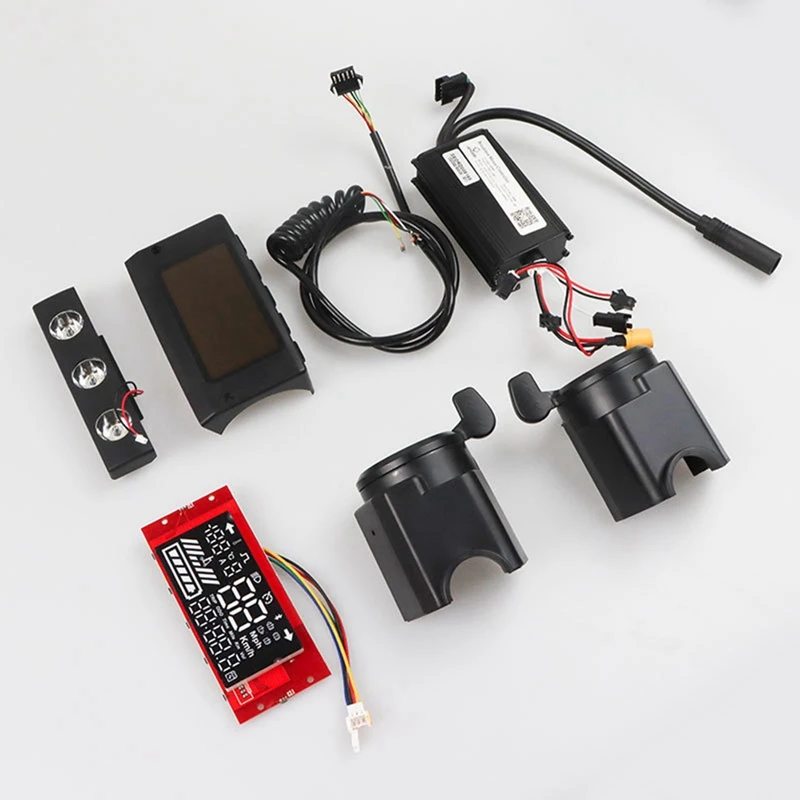 Controller Lights Gauge Kit Black & Red Electric Scooter Parts Full Gauge Electric Vehicle Instrumentation Components