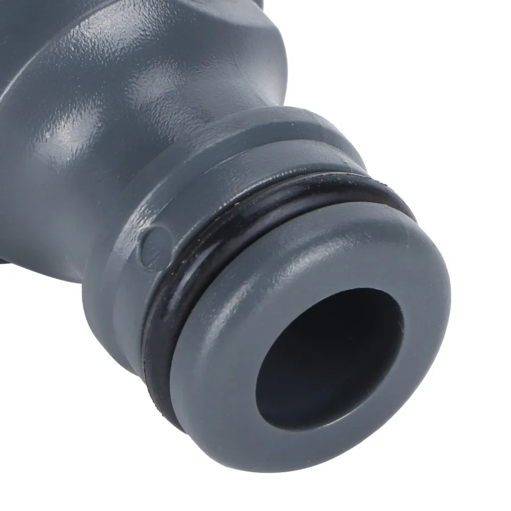 4PCS G1/2 Male Thread Garden Hose Quick Connector Plastic Quick Release Garden Hose Nipple Black Grey Quick Release Hose Fitting