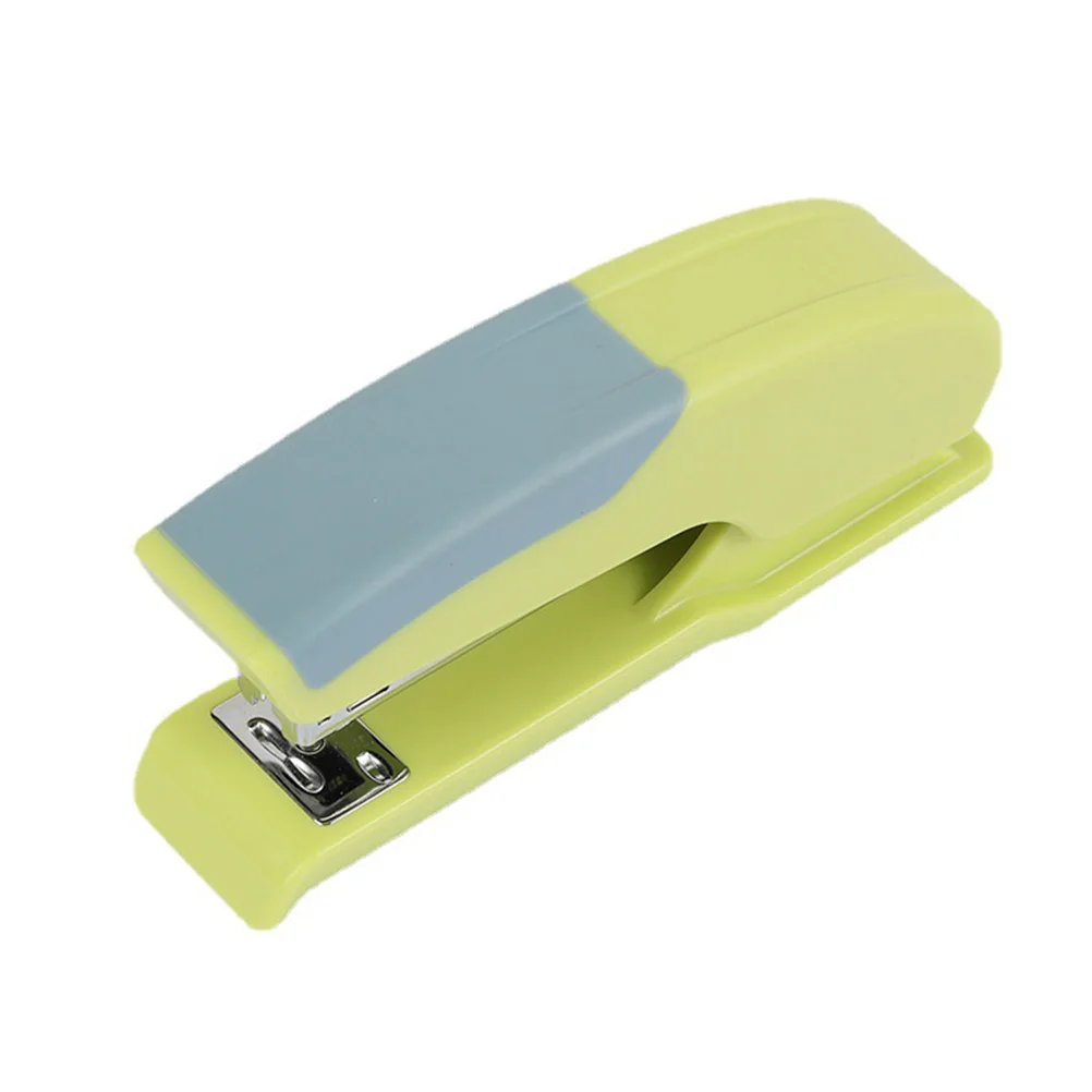 

Plastic Heavy Duty Stapler Portable Study Supplies Manual File Binding Tool Small Office Desktop Stationery