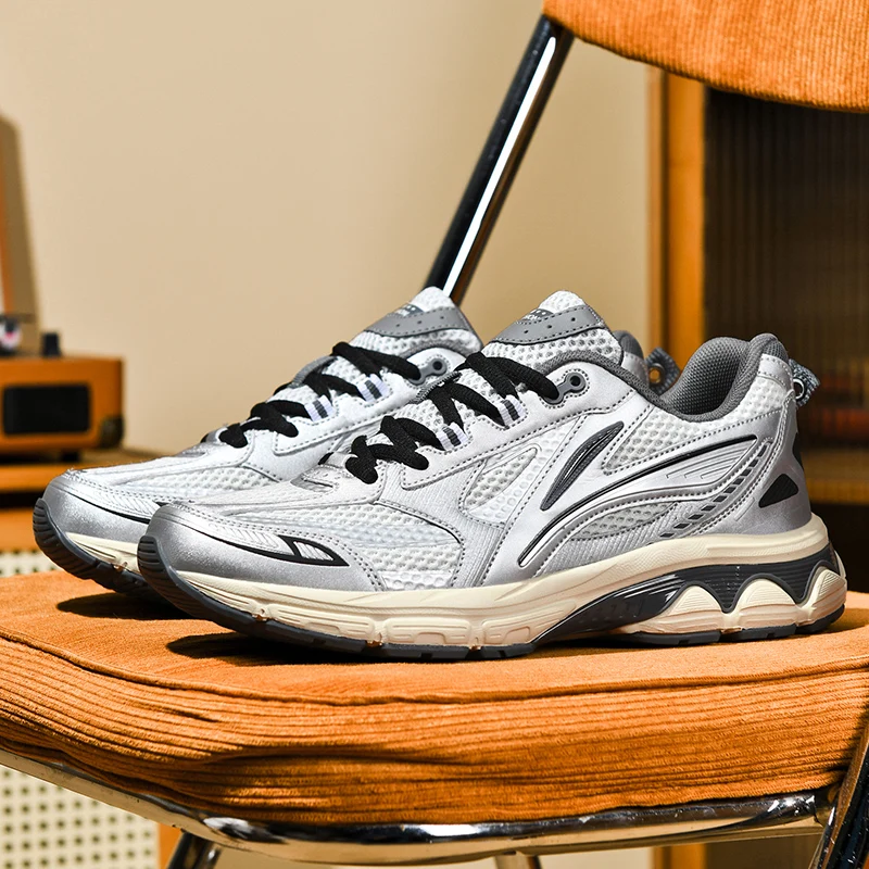 

Men's Shoes, Breathable Shock-Absorbing Mesh Casual Shoes, Retro Versatile Comfortable Sports Shoes, Couple's Fashionable Trendy