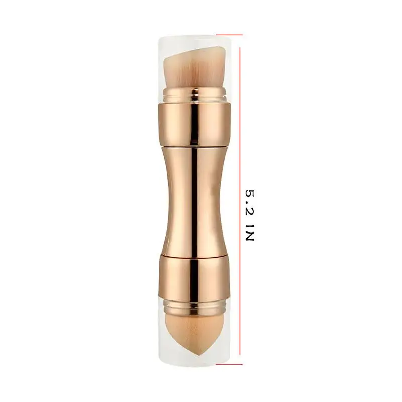 4 In 1 Makeup Brush Eyeshadow Retractable Travel Size Makeup Brush Eye Lip Face Concealing Blush Foundation Brush All In One