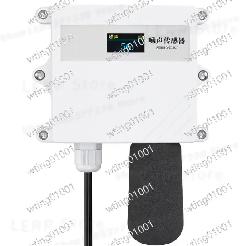 for Industrial High Precision Noise Sensor 30-130dB Sound Level Meter OLED Display with RS485 4-20mA 0-5V 0-10V Transmitter