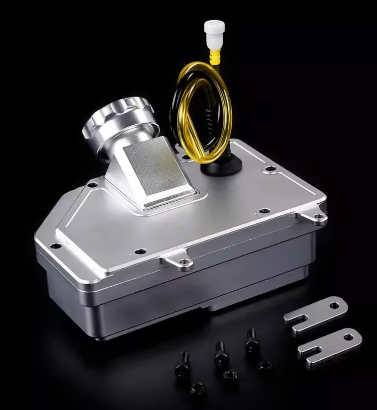 CNC Machined Aluminum Alloy Fuel Tank Assembly For 1/5 ROFUN HPI BAJA 5B 5T 5SC