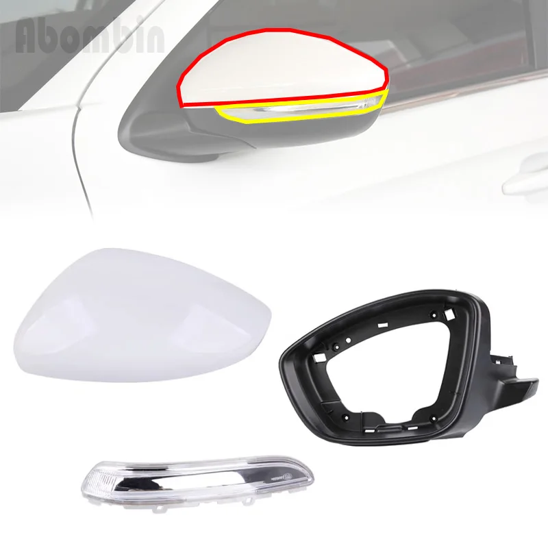 Car Door Rearview Mirror Accessories Mirror Cover Housing Turn Signal Light  For Chevrolet Captiva 2012 2013 2014 2015 16 17