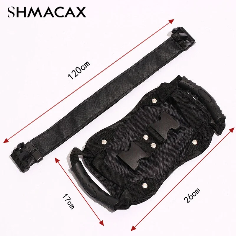 Cinturón de seguridad para patinetes de motocicleta, asiento trasero, agarre para pasajero, correa antideslizante, correa Universal para asiento de motocicleta para niños