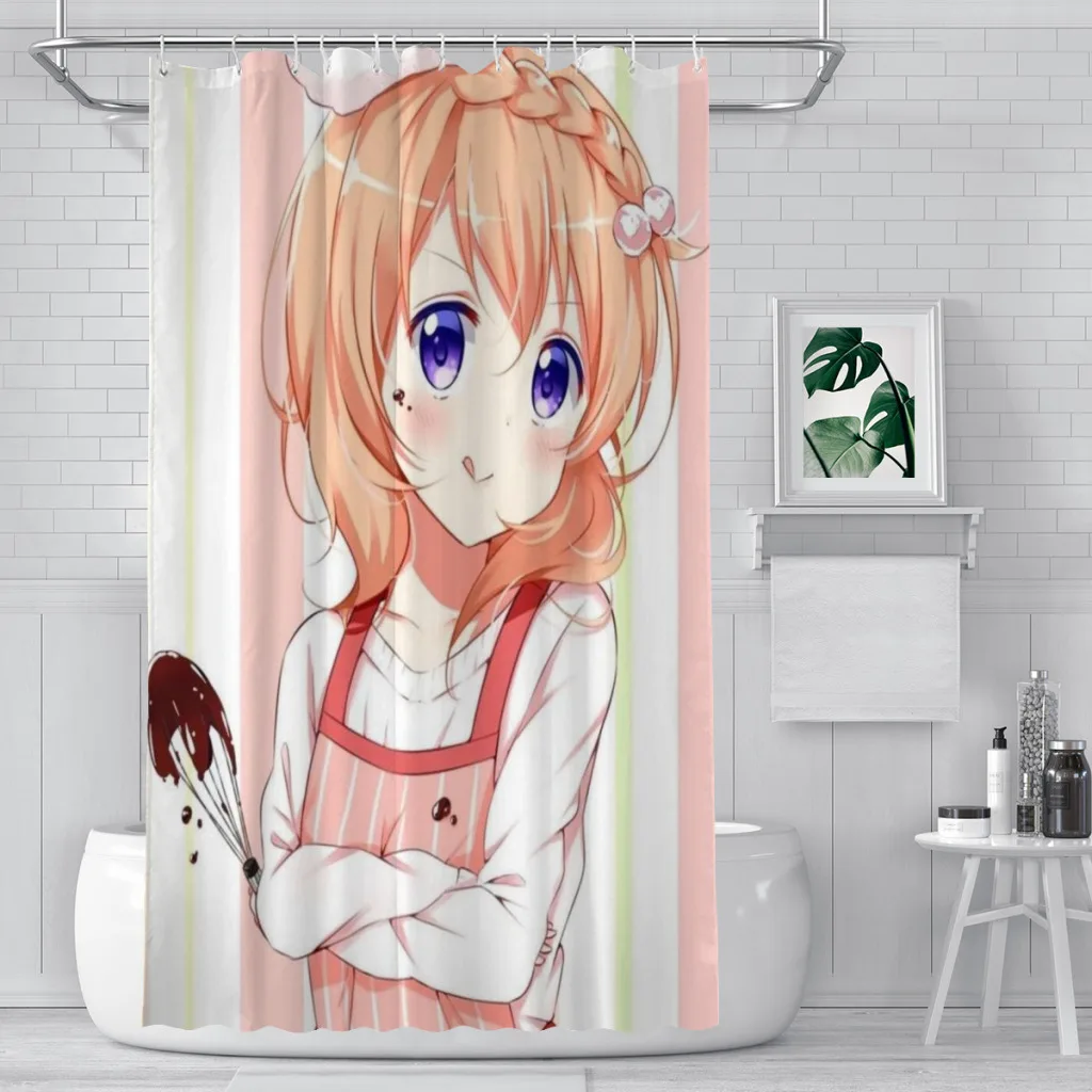 

Modern 3D Printing Is the order a rabbit Shower Curtain Landscape Bath Curtain With Hooks for Bathroom waterproof scenery