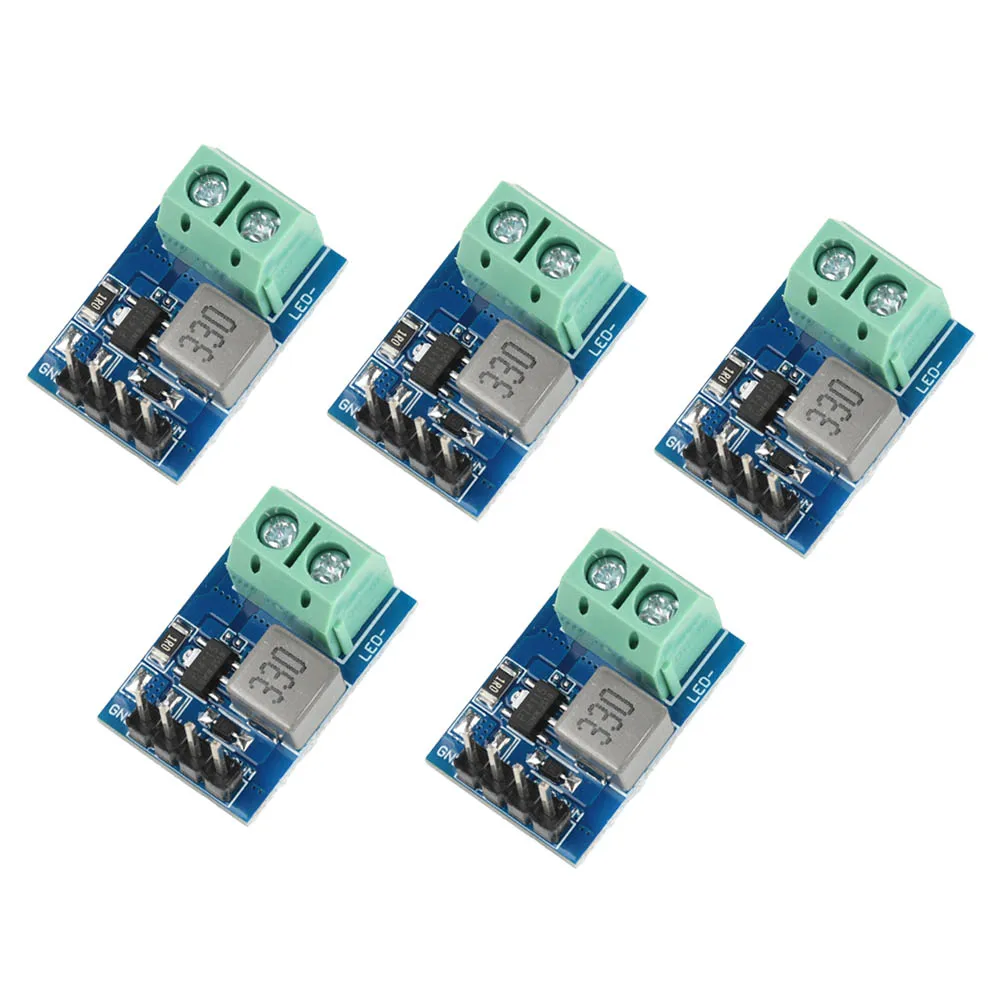 1-5PCS PT4115 1-10S LED Constant Current Board Driver Output Module DC 12V PWM LED Dimming Step-Down Constant Current Board