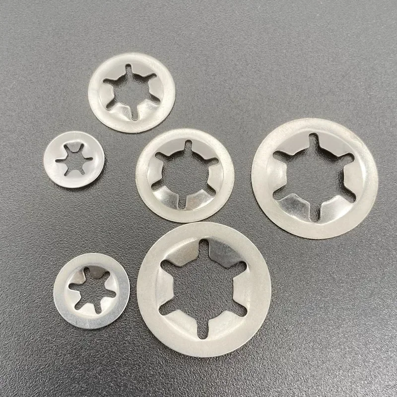 350 قطعة قفل الأسنان الداخلية غسالة سريعة غسالة زهر البرقوق المفاجئة حلقة تحمل قفل الأسنان الداخلية طوقا السحابات الأجهزة #6