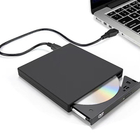 USB2.0 Portable External DVD Optical Drive 24X High-speed Recording Intelligent Noise Cancelling All-in-one Universal CD Burner