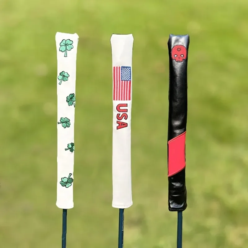 Golf Direction Indicator Rod Protective Cover, Golf Accessory Head Cover, Dustproof and Durable, Multiple Styles to Choose From