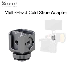 XILETU XDS-15 Cold Shoe Monitor Mount On Camera Shoe Mount Support Microphone Video LED Light for DSLR Nikon Canon