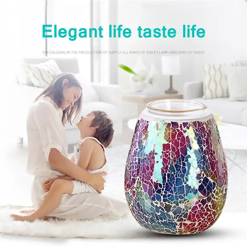 Imagem -06 - Home Aroma Electric Wax Melt Burner Night Light Lamp 3d Fireworks Light Warmer For Bedroom Reino Unido