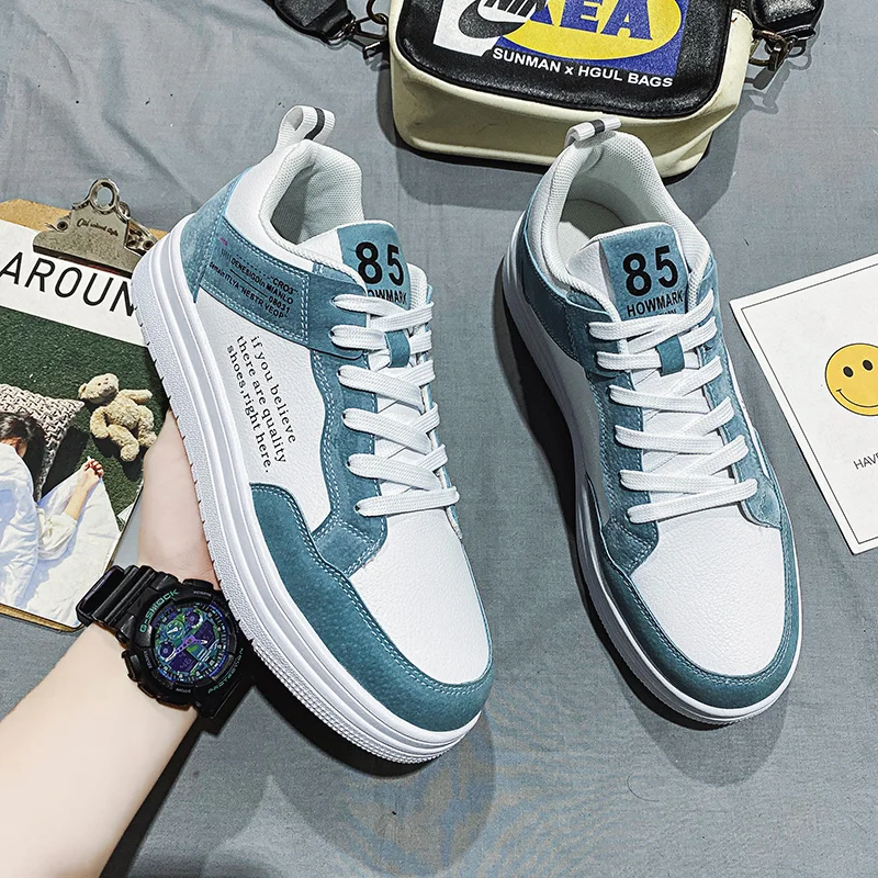 أحذية رجالية للدراجات النارية النسخة الكورية من الأحذية الرياضية العصرية