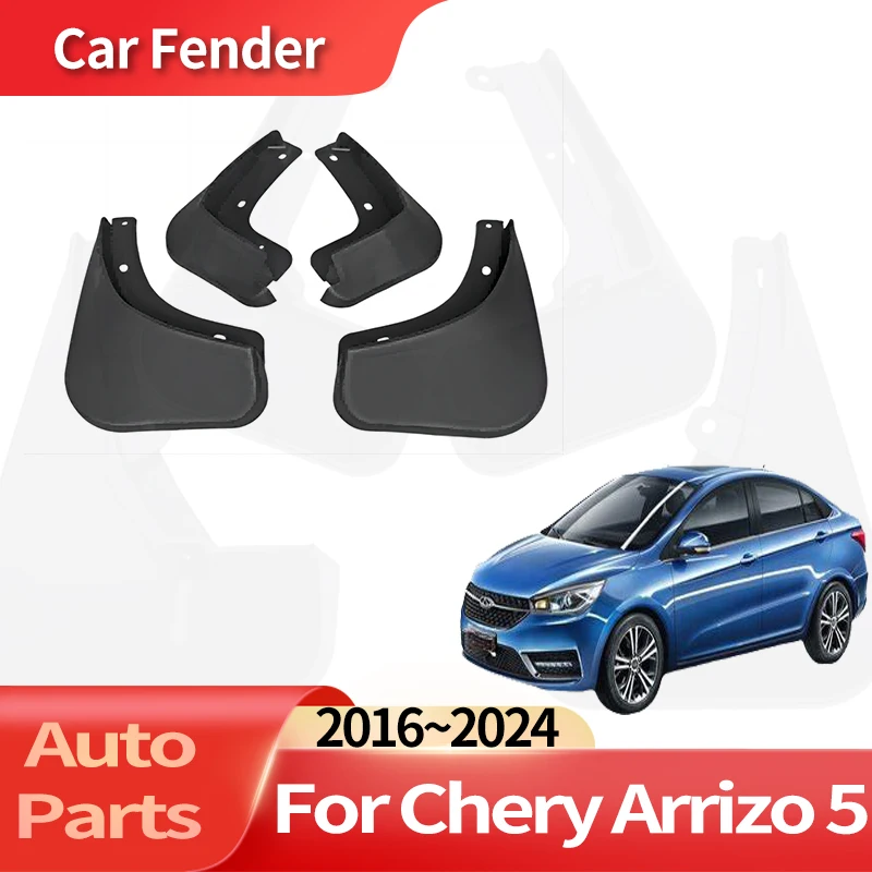 

Автомобильные аксессуары для Chery Arrizo 5 2016 ~ 2024 Cowin E5, автомобильный брызговик, защита от брызг и песка, инструменты для установки без перфорации кожи