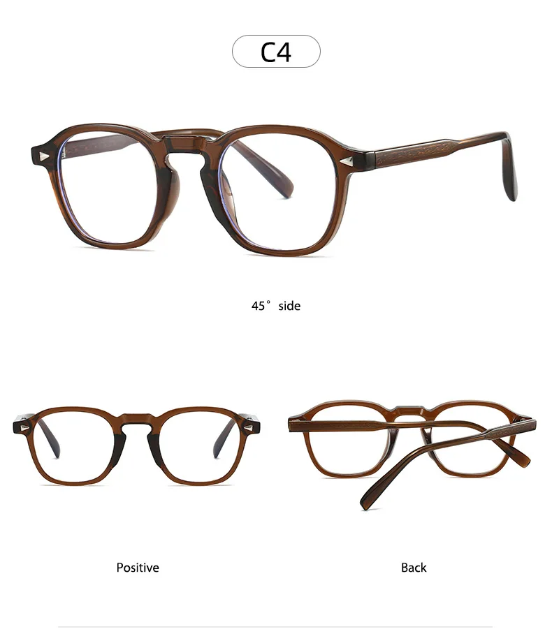 KOCOLIOR Neue TR90 Anti-Blaulicht-Brille für Männer und Frauen, Ovaler TR90-Plug-in-Design, Vielseitiger Rahmen, Lesebrille – Detail 14