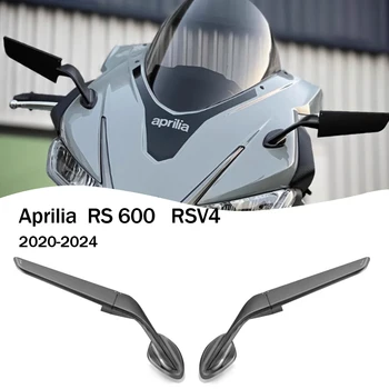 Aprilia RSV4 RS660 용 RS660 백미러 2020-2025 2024 2023 스텔스 스포츠 윙렛 미러 키트 조정 가능한 스텔스 미러