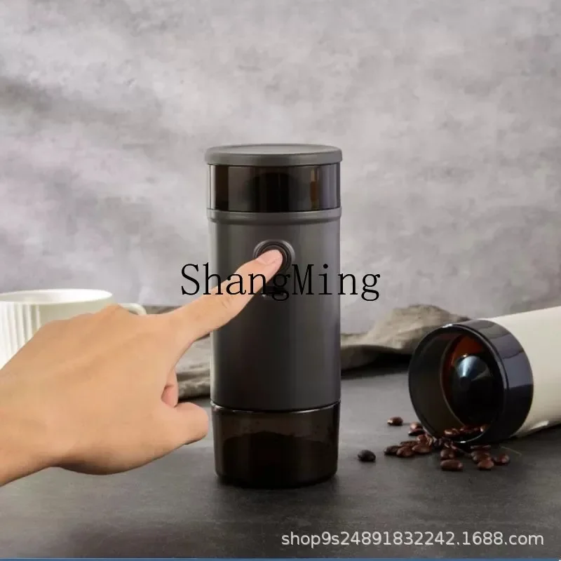 

CLLminimalistZD electric portable coffee machine, household small rechargeable coffee grinder outdoor camping coffee machine set