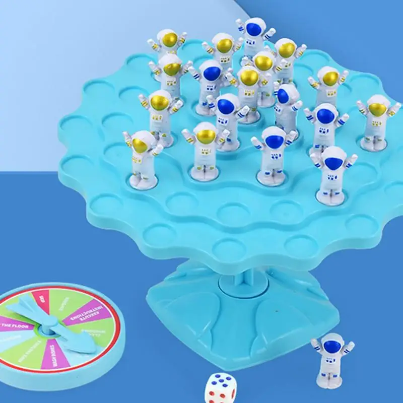 Juego de equilibrio con temática de dibujos animados para la familia, árbol de equilibrio interactivo, juego de mesa creativo, lindo