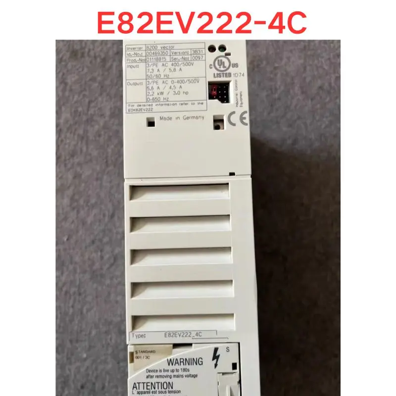 Used E82EV222-4C inverter Functional test OK Fast delivery
