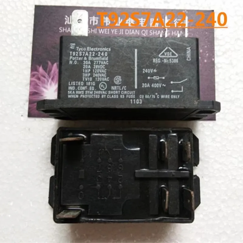 

Brand new relay T92S7A22-240 T92S7A22-24 240V 24V