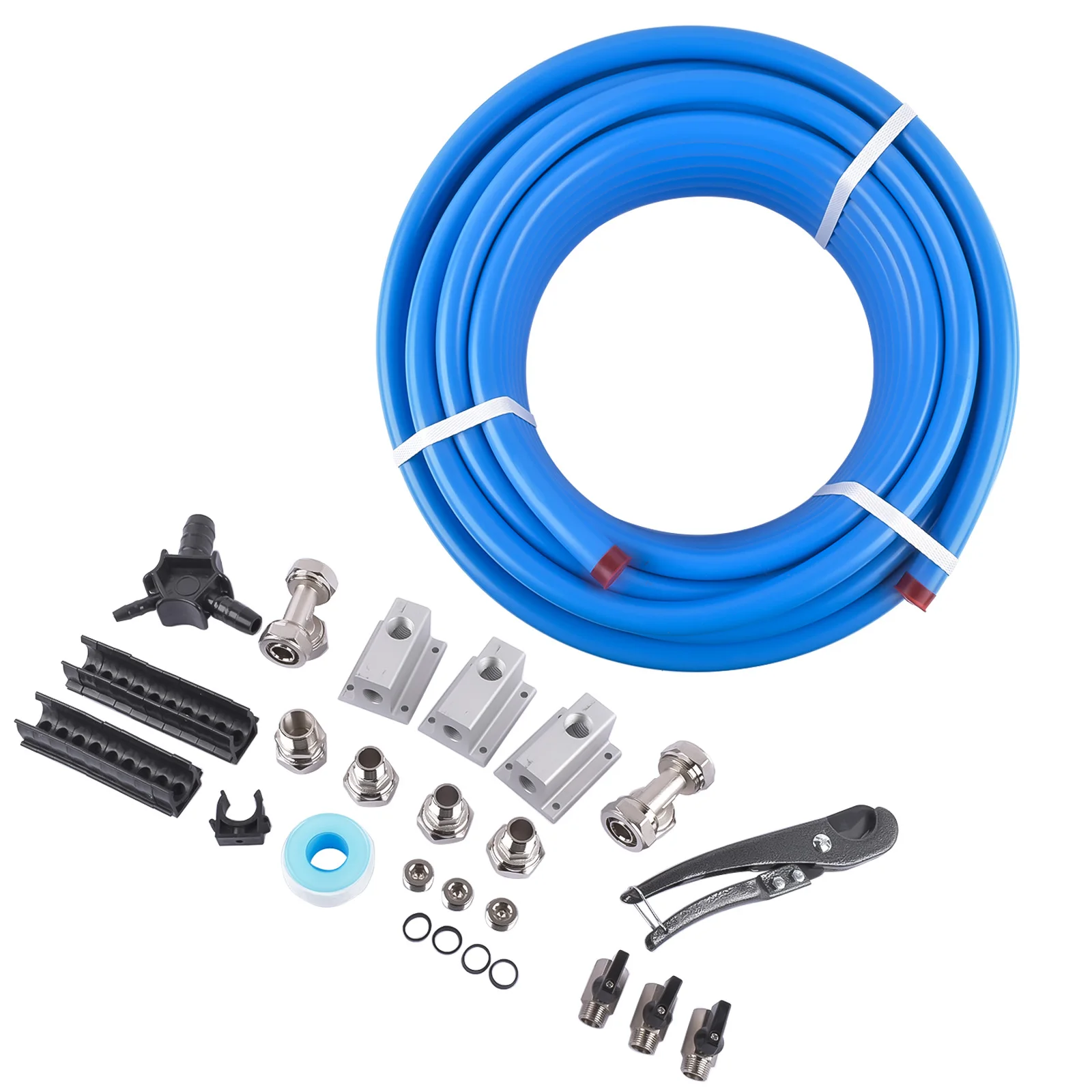 AP02 Compressed Air Line System Master Kit Shop Piping Kit สําหรับ M7500 ระบบ 3/4 นิ้ว