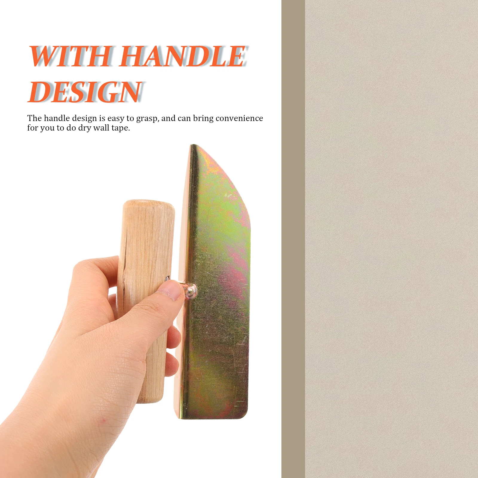 

Corner Trowel For Wall Joint Filling Plaster Trowels Concrete Finishing Tool Construction Spatula Putty Cutter