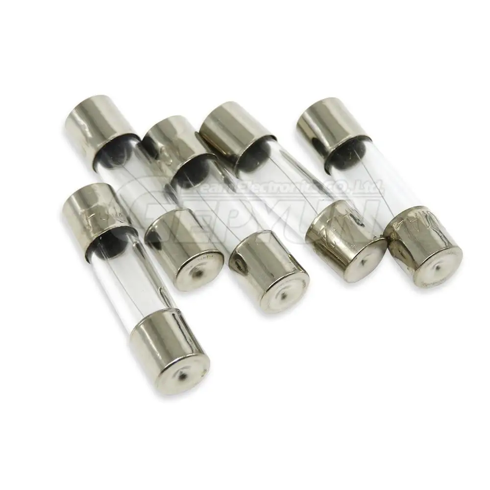 10PCS Glass tube fuse Fast Quick Blow Fuses 5*20MM 0.1A 0.2A 0.5A 0.8A 1A 2A 2.5A 3A 4A 5A 6.3A 7A 8A 10A 12A 15A 20A 30A
