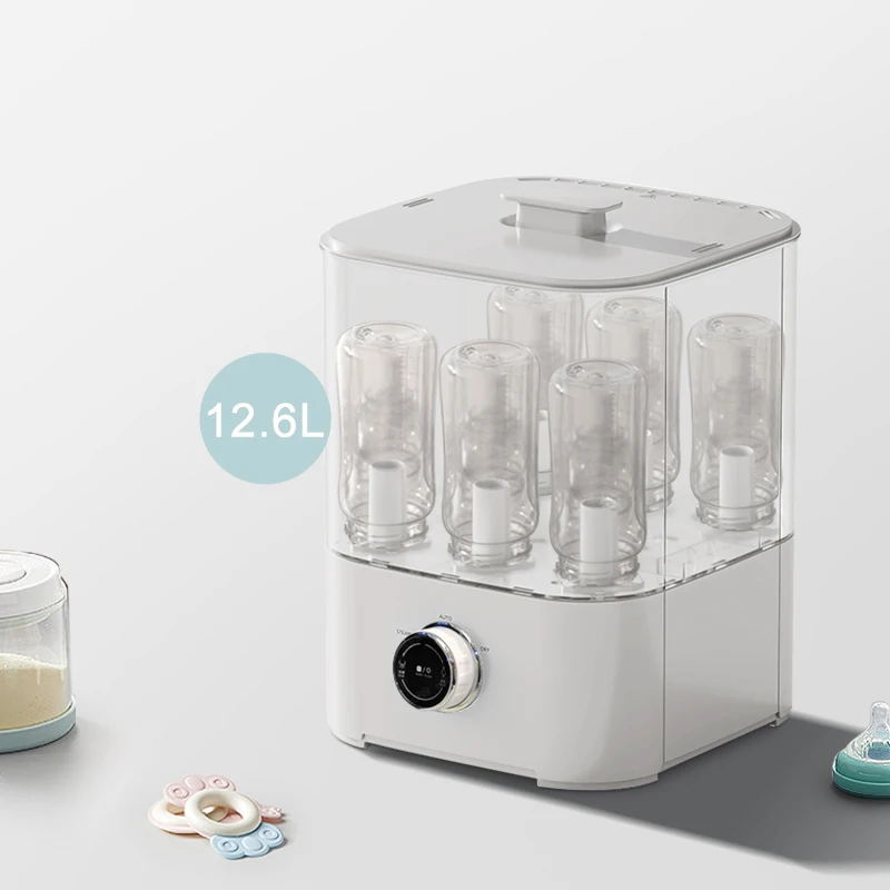 Automatic Electric Baby Milk Bottle Steriliser And Dryer Household Bpa Free Baby Feeding Bottle Steam Sterilizer