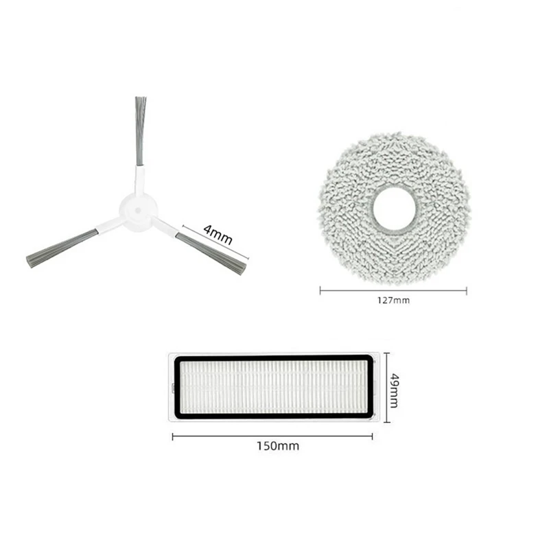 Для Dreame L10S Ultra/Dreame L10S Pro робот-пылесос, комплект аксессуаров для робота, мешок для пыли, фильтр Hepa, аксессуары для швабры