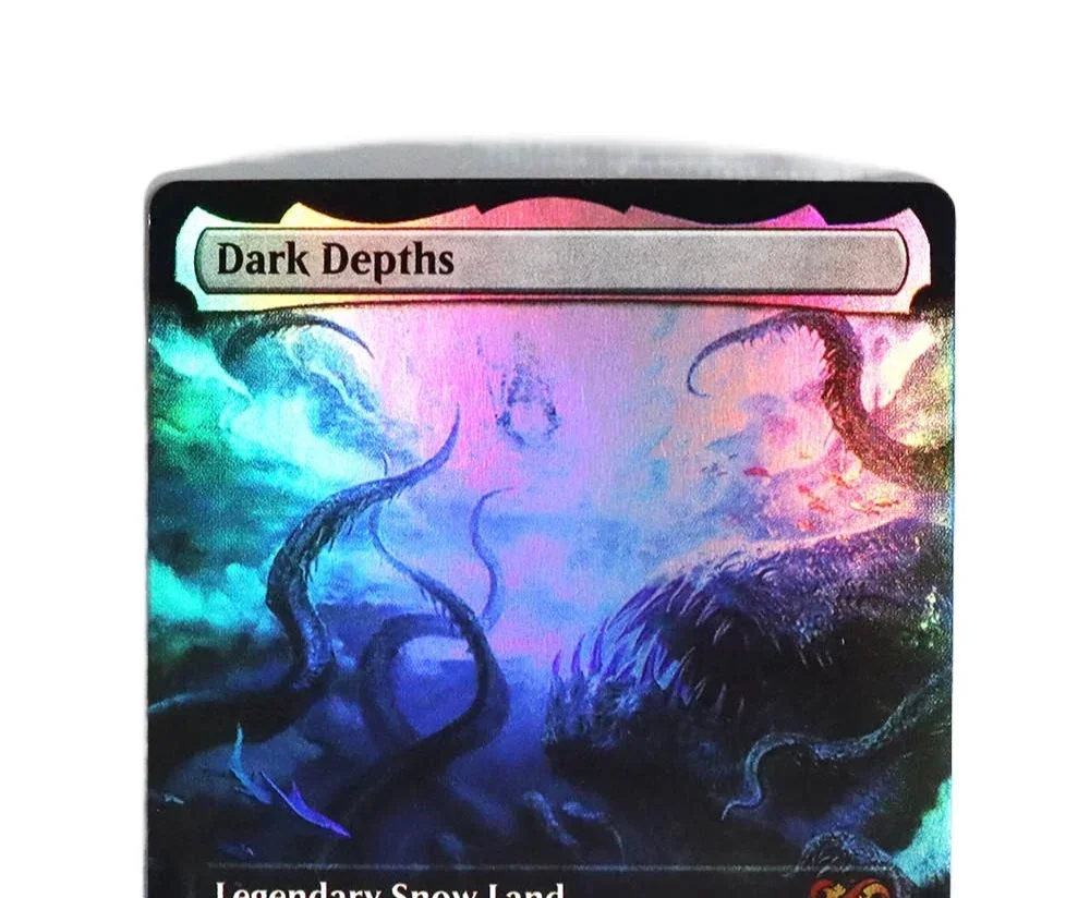 

(Dark Depths) TCG Magical Proxy Cards Black Top Quality Proxy Gathering Board Playing Game Trading Cards Proxy