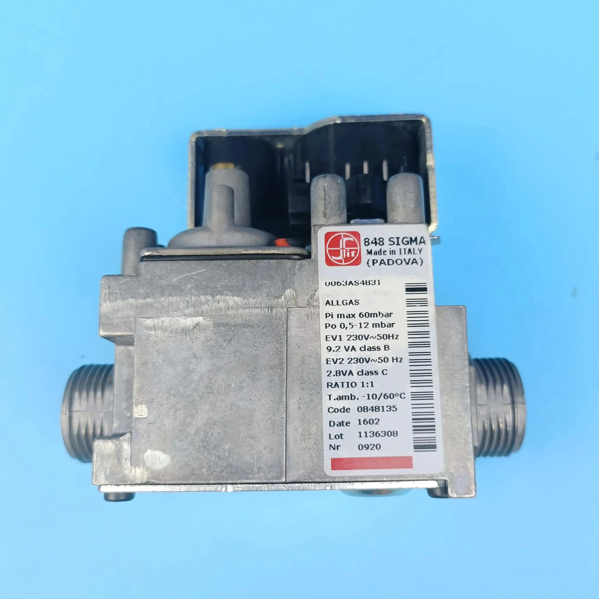 Gas Wall Mounted Boiler 848 SIGMA Gas Proportional Valve 230V 50Hz Wall Mounted Gas Boiler Spare Parts