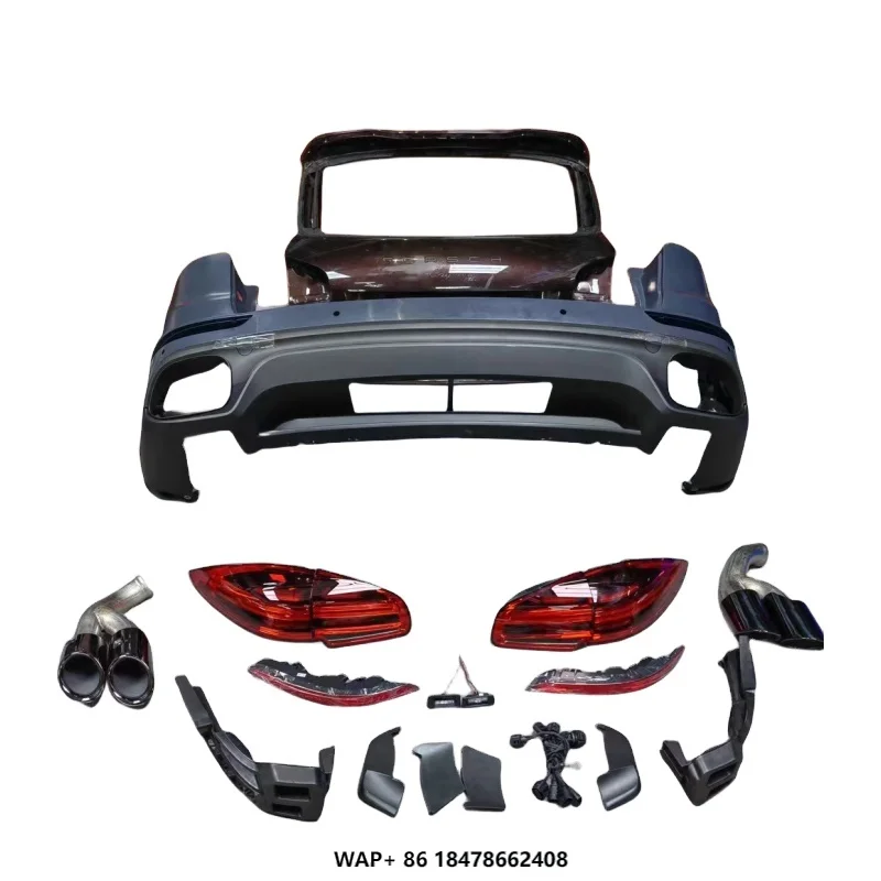 

for Porsche Cayenne Plastic Body Kit Front Rear Bumper Assembly Grille Radar Fender Radiator Engine Cover-Quality Bumpers