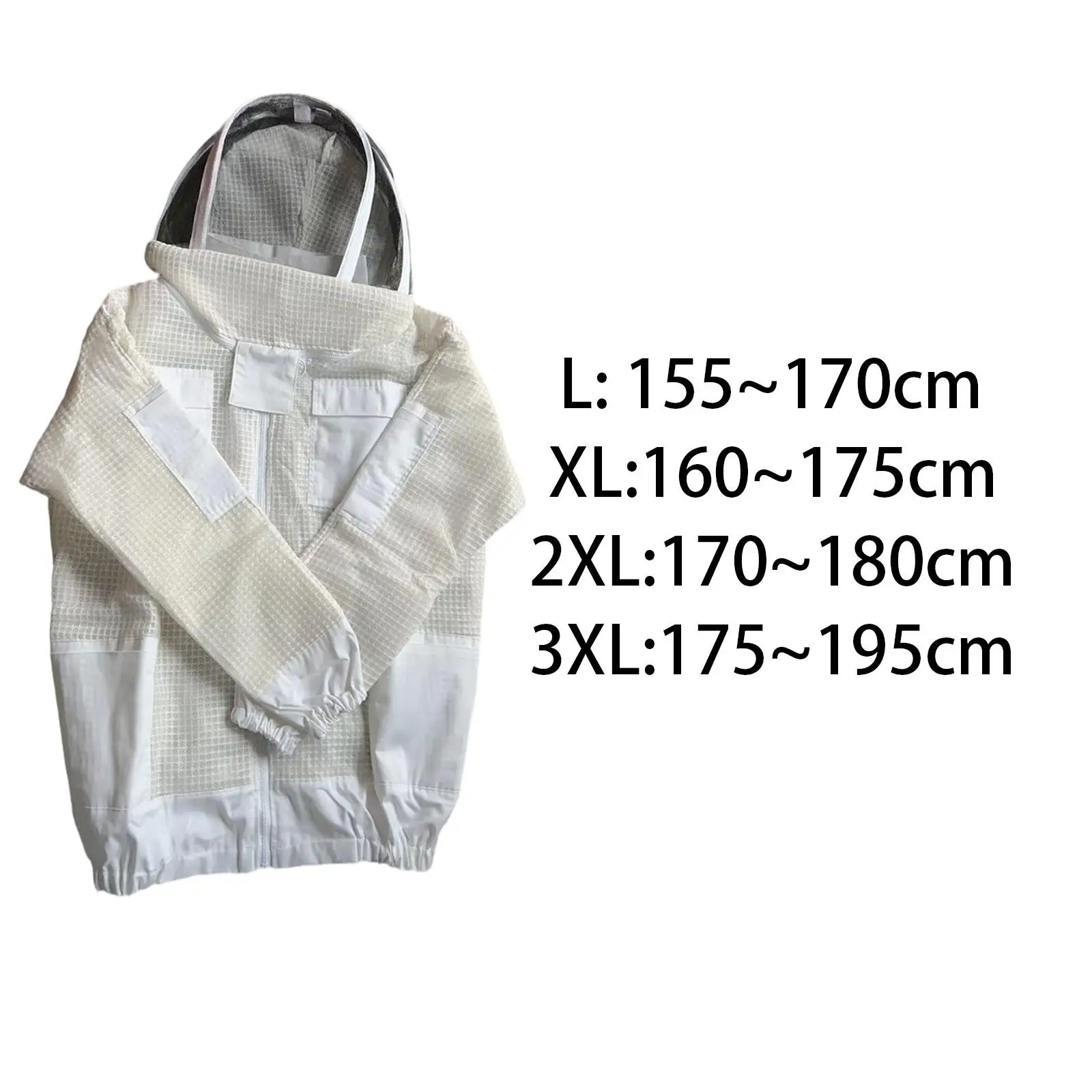 Traje de apicultor roupas traje de apicultor, terno de bata de fazenda profissional