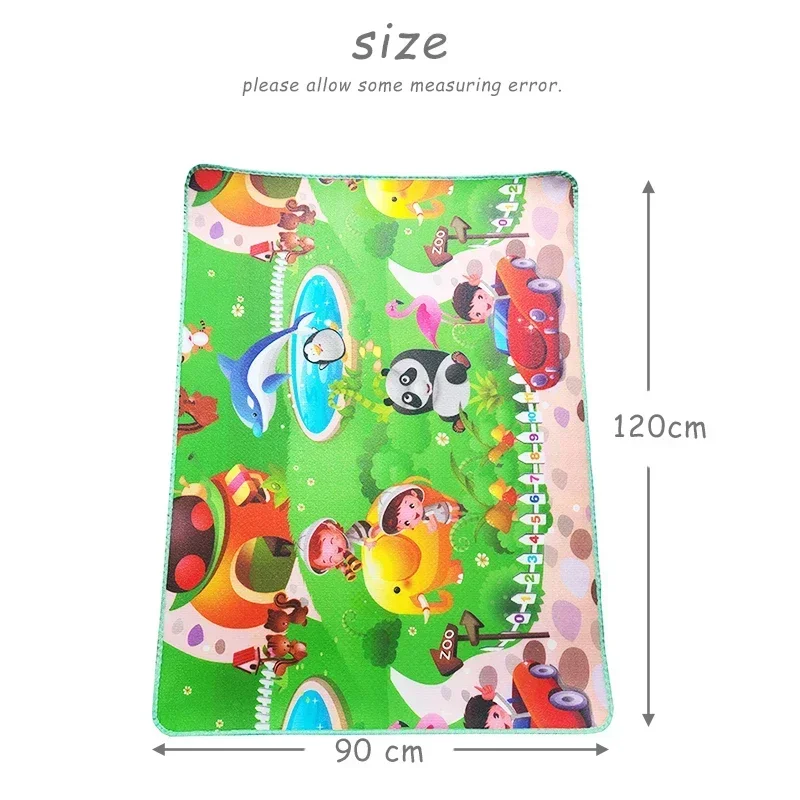 Baby Play Mat Waterproof Outdoor Indoor Carpets Kids Rug Activity Game Gym Toy Playmat Educational Gift Color Random