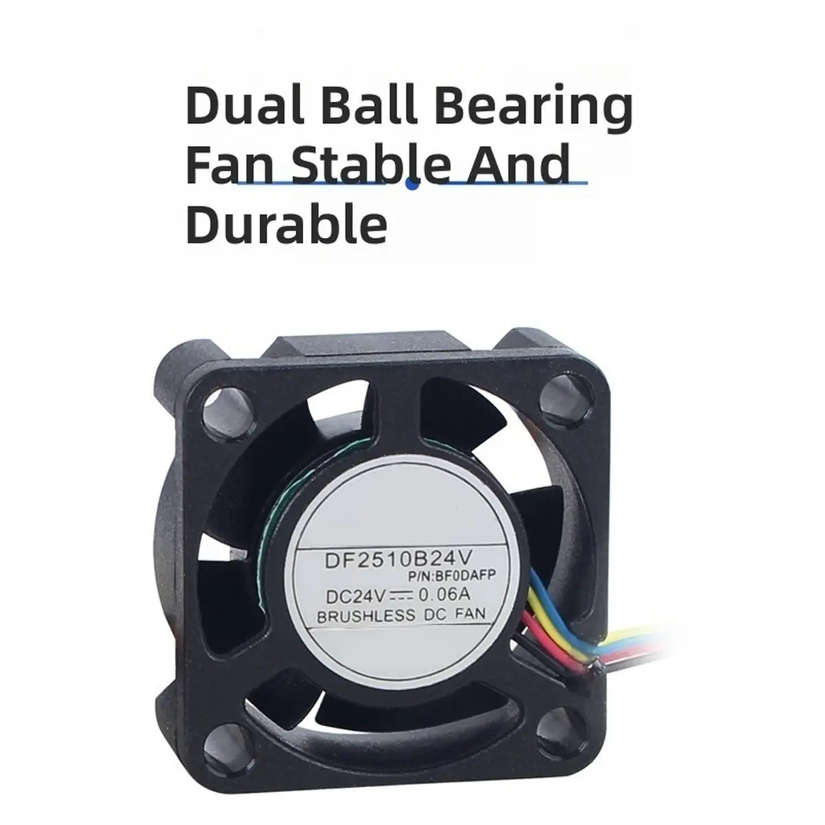 2510 24V Hotend Cooling Fan 4Pin Plug Replacement for Creator 5/Creator 5 Pro 3D Printer Parts