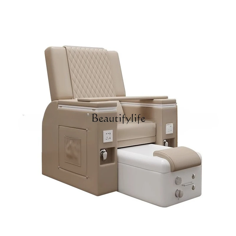 

02-Beauty salon eyelash manicure sofa foot chair electric massage