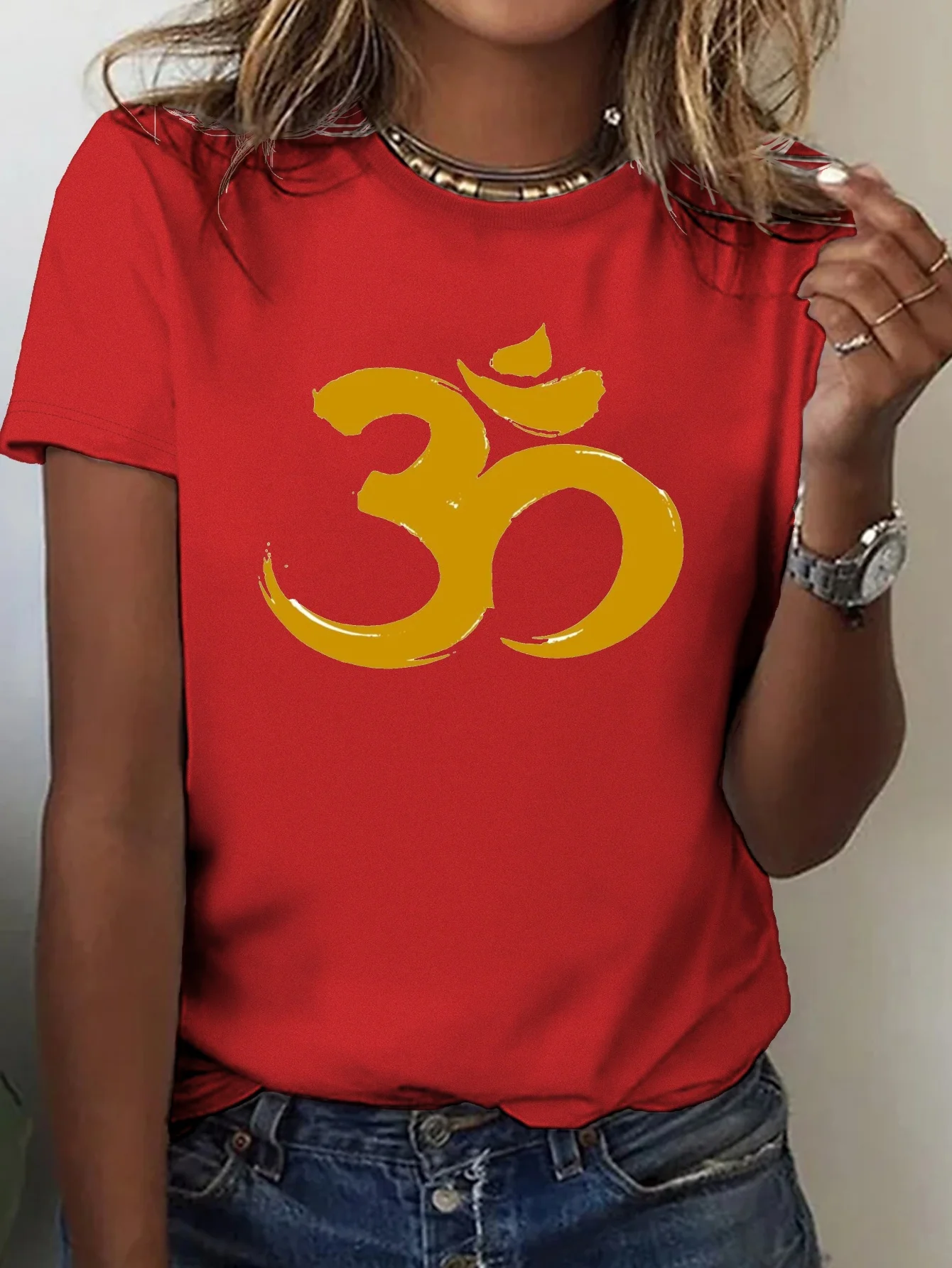 OM Breathe3 pure cotton women's T-shirt